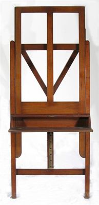 Appraisal: C Roberson Co A mahogany adjustable artist's easel with front