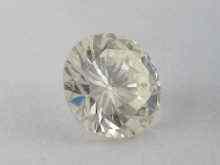 Appraisal: A loose polished round brilliant cut diamond weight carat with