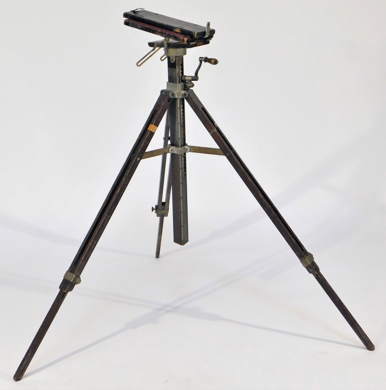 Appraisal: ANSCO TRIPOD Ansco wood and metal large format tripod circa