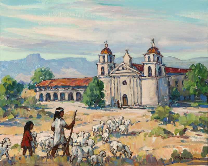 Appraisal: Marjorie Reed - Vallecito CA Santa Barbara Mission in Happier