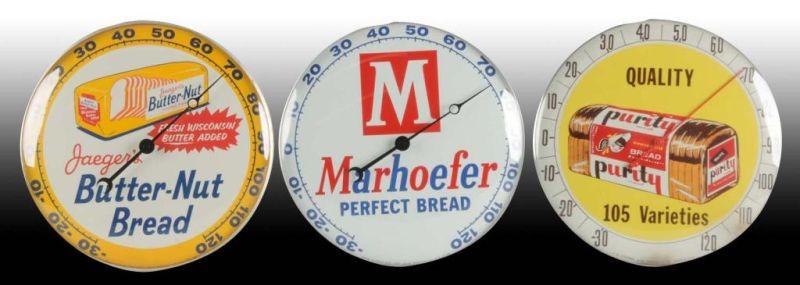 Appraisal: Lot of Assorted Bread Related Thermometers Description Marhoefer Butter-Nut and