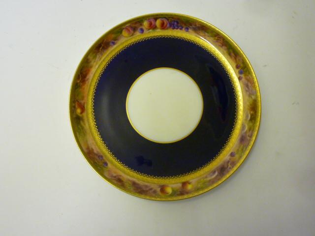 Appraisal: A ROYAL WORCESTER PORCELAIN STAND of plain circular form the