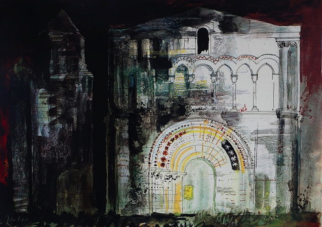 Appraisal: John Piper British - St Simon-de-Pelouialle Charente Levinson artist's proof