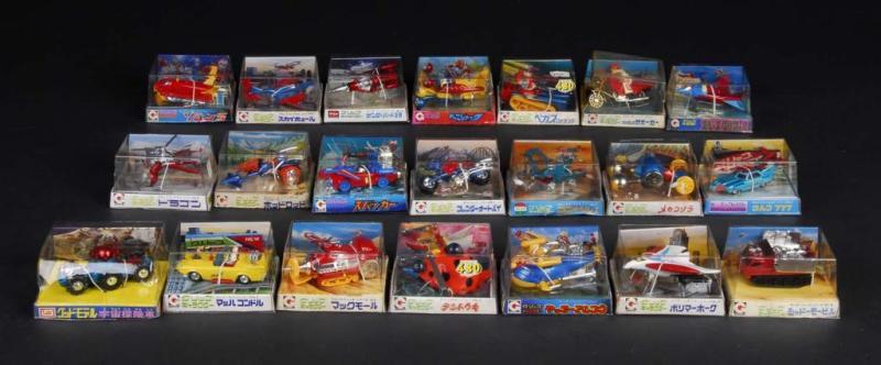 Appraisal: Lot of Miniature Die-Cast Vehicles Description Japanese Made by Eidai