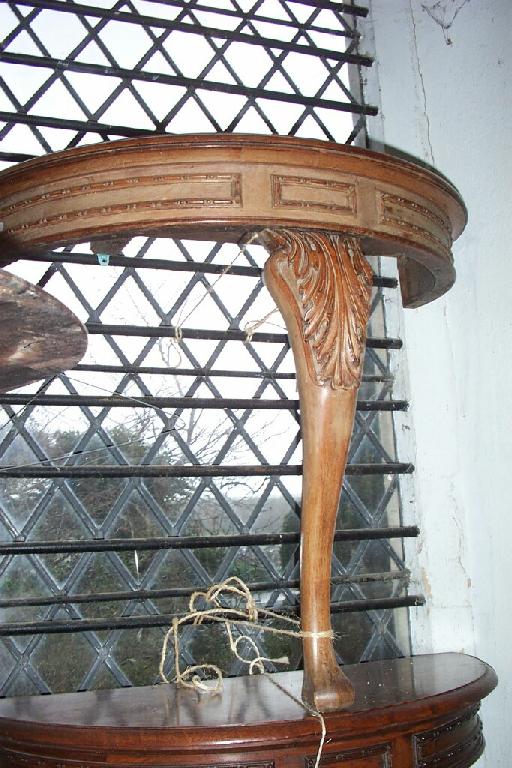 Appraisal: A pair of Edwardian mahogany console side table of Demi