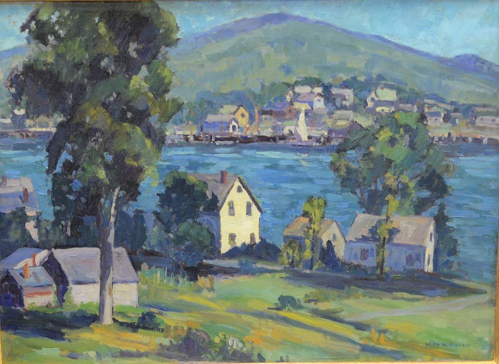 Appraisal: Robert Emmett Owen American - Fall Sunlit Camden Maine oil