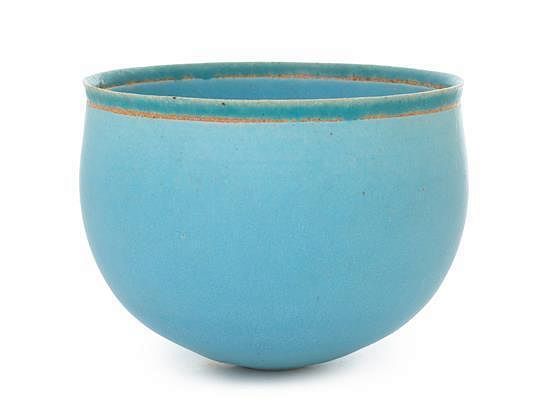 Appraisal: Alev Ebuzziya Siesbye Turkish b Untitled Blue Vessel Alev Ebuzziya