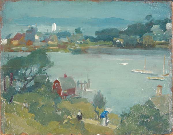 Appraisal: Martha Walter American - Untitled Gloucester Scene Oil on board