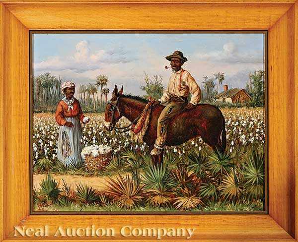 Appraisal: William Aiken Walker American South Carolina - Two Cotton Pickers