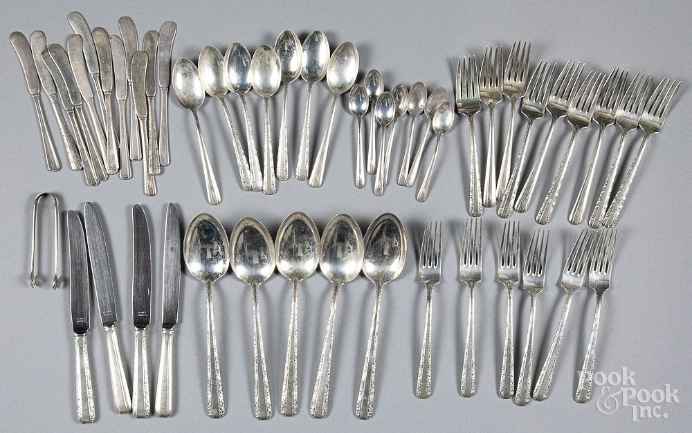 Appraisal: Towle sterling silver flatware Towle sterling silver flatware in the