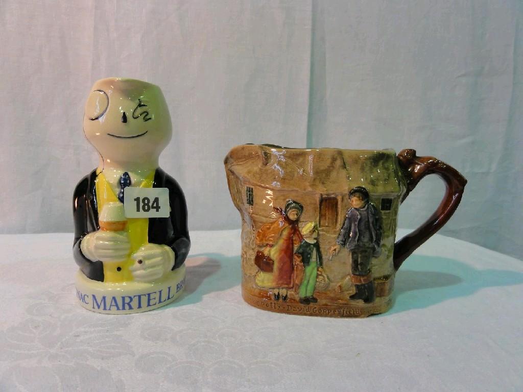 Appraisal: A Sandland Martell brandy jug in the form of a