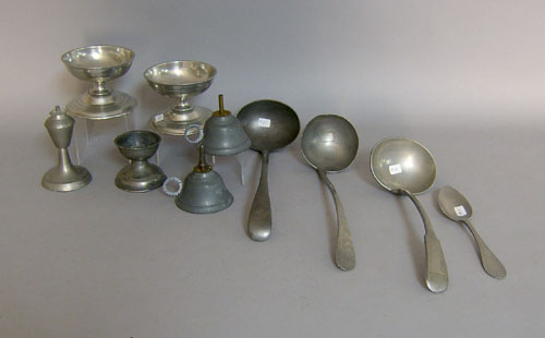 Appraisal: Miscellaneous pewter tableware