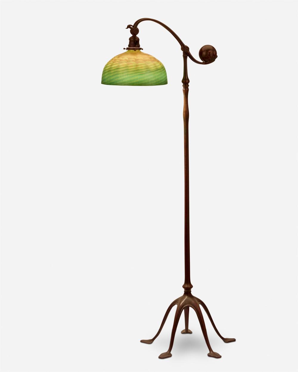 Appraisal: A Tiffany Studios counter-balance floor lamp Circa - New York