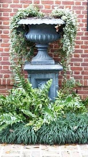 Appraisal: Large Planter Back of House Lot French Cast Iron Urn