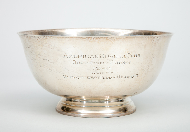 Appraisal: AMERICAN PRESENTATION STERLING SILVER REVERE BOWL 'AMERICAN SPANIEL CLUB '