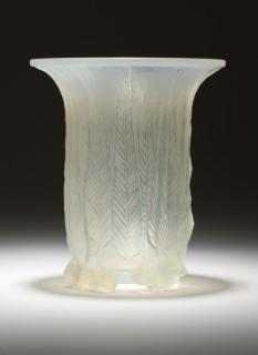 Appraisal: A Rene Lalique ''Eucalyptus'' art glass vase Circa s with