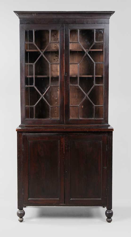 Appraisal: Virginia Mahogany Book Press attributed to Norfolk area circa -