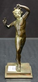 Appraisal: A bronze figure of a revelling Satyr after the antique