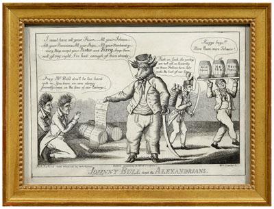 Appraisal: William Charles political caricature Scottish American - quot Johnny Bull