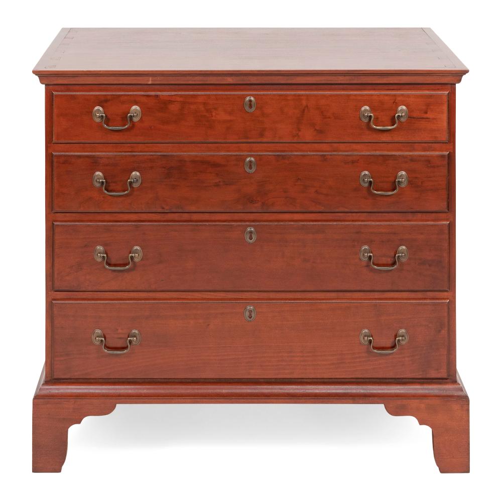 Appraisal: ELDRED WHEELER CHIPPENDALE-STYLE CHEST MASSACHUSETTS TH CENTURY HEIGHT WIDTH DEPTH