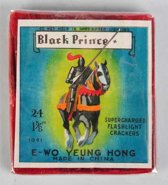 Appraisal: Black Prince Firecrackers Class Manufactured by E-Wo-Yeung Hong Condition Near