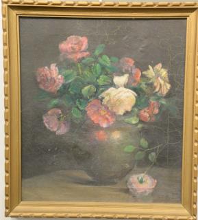 Appraisal: Charles Ethan Porter - oil on canvas Still Life of