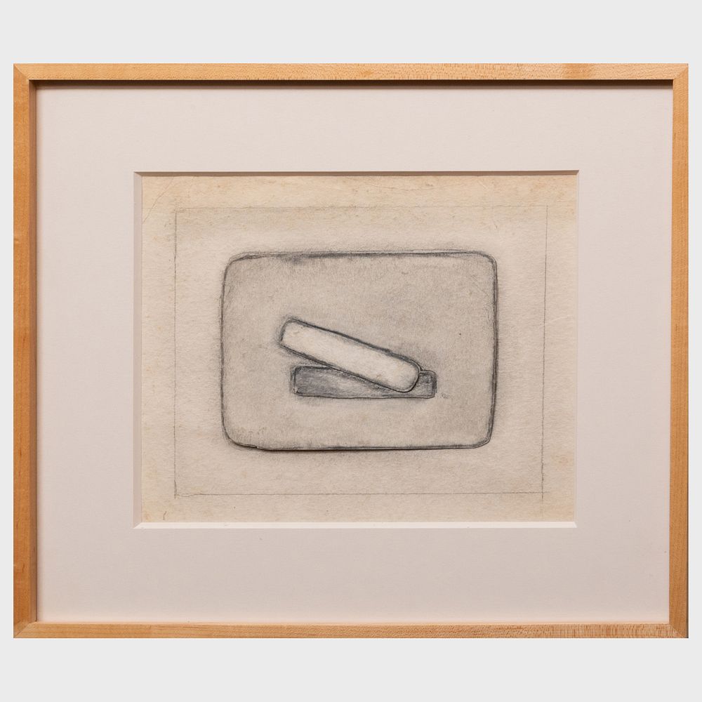 Appraisal: Ralph Humphrey - Untitled Pencil and collage on heavy paper