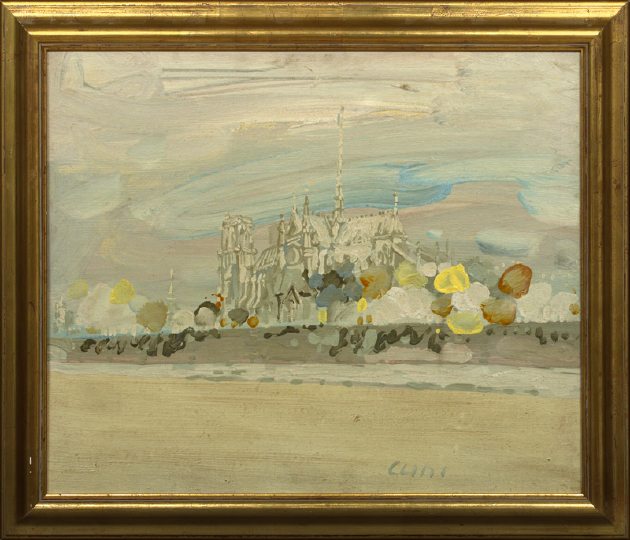 Appraisal: Jose Alfonso Cuni Spanish b Notre Dame Paris oil on