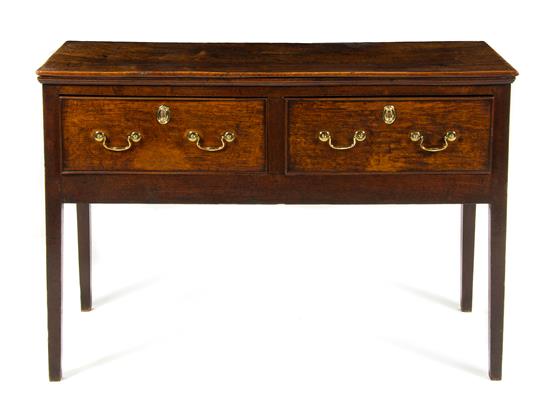 Appraisal: Sale Lot A Georgian Style Oak Sideboard th century having