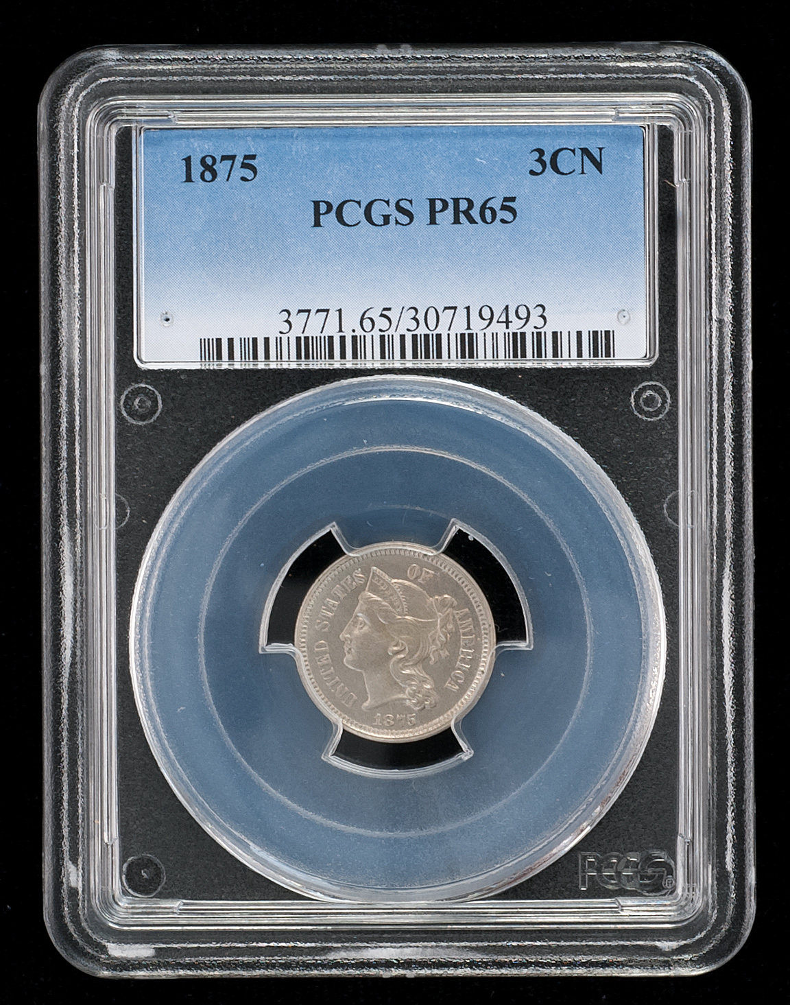 Appraisal: CENT PIECE PROOF PCGS graded PR