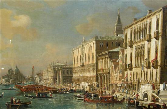 Appraisal: Francesco Zanin The grand canal Venice with the Doges Palace