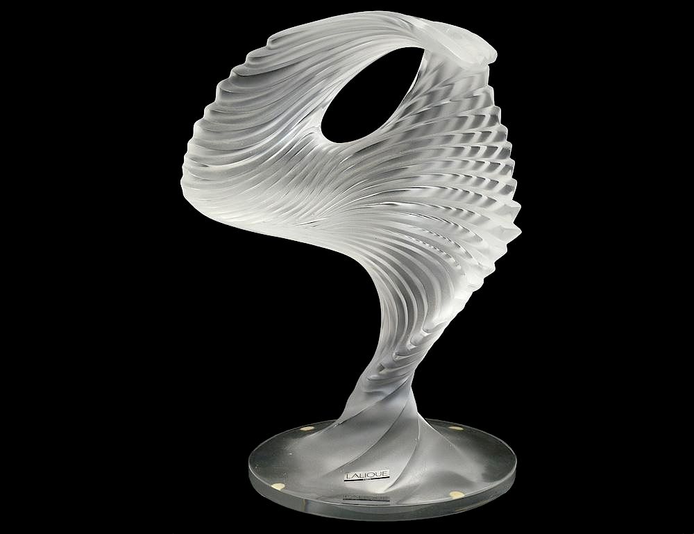 Appraisal: LALIQUE MOLDED CRYSTAL TROPHEE French Signed Catalog No Height