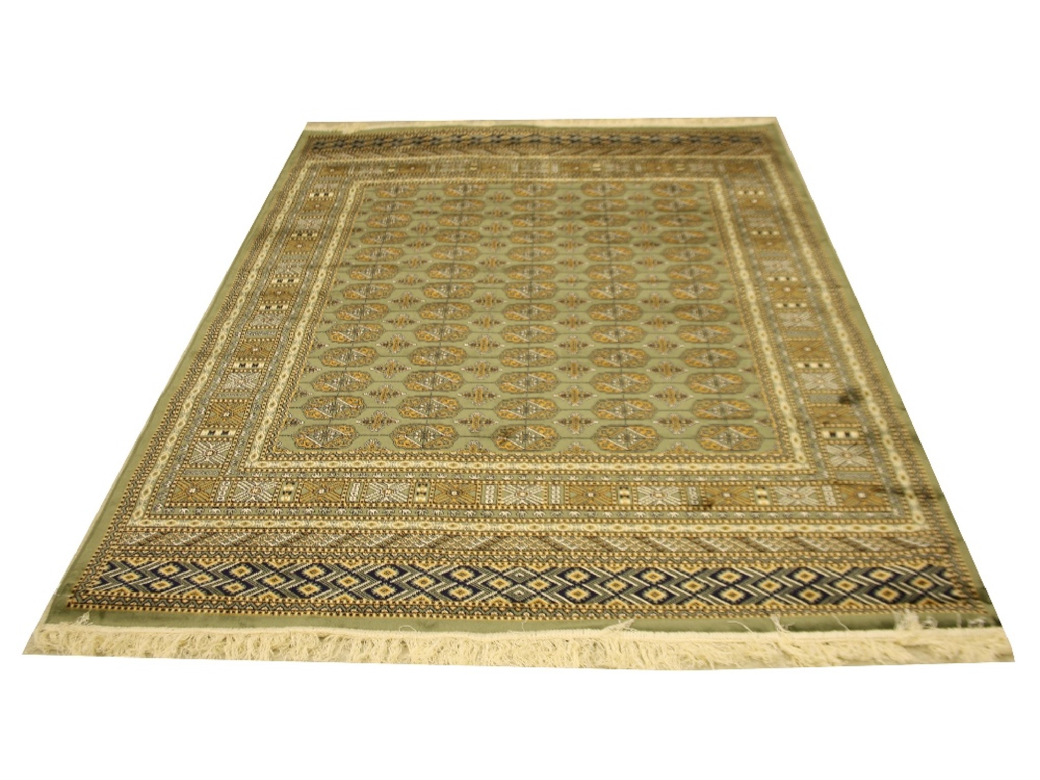 Appraisal: Bokhara rug with green ground x