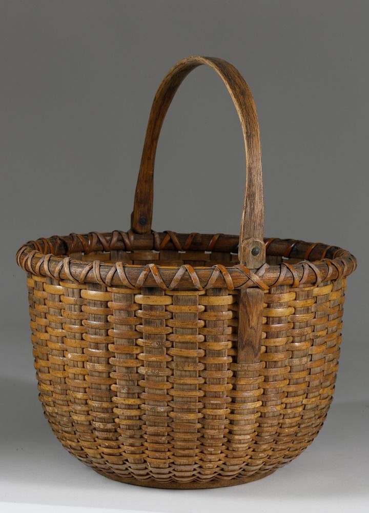 Appraisal: Nantucket Lightship Basket circa - Nantucket Lightship Basket circa -