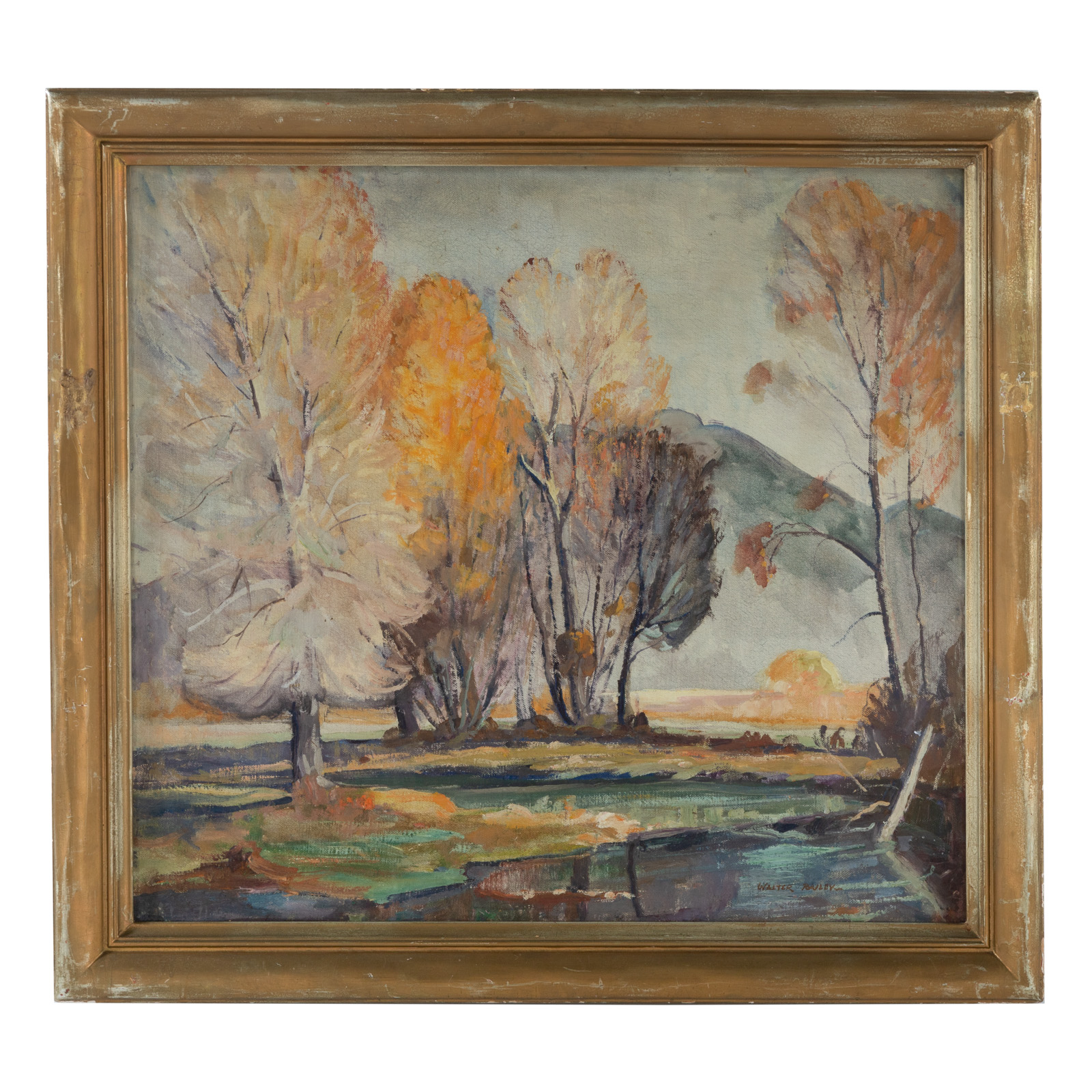 Appraisal: WALTER BAILEY SYMPHONY IN GRAYS OIL American - Oil on