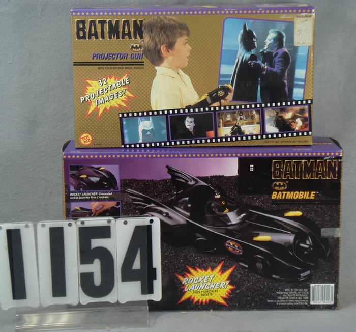 Appraisal: Lot of Batman related toys to include Batman Projector Guns