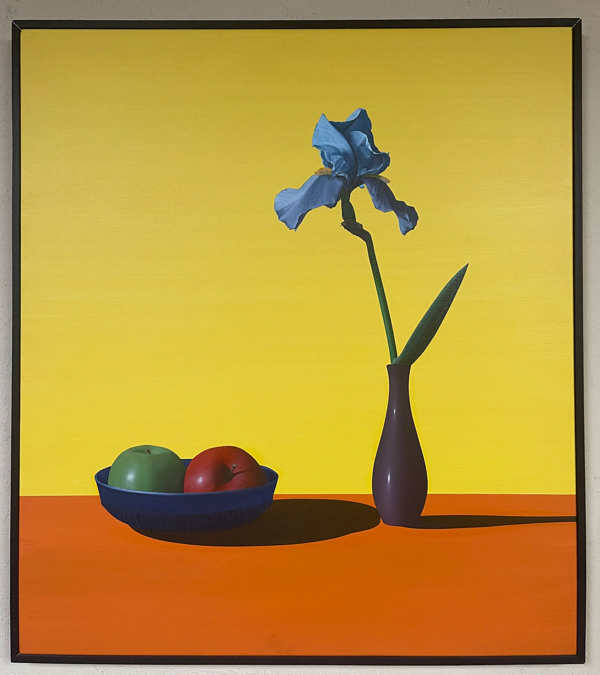 Appraisal: AZANK Roberto Argentinian b Still Life with Iris and Apples