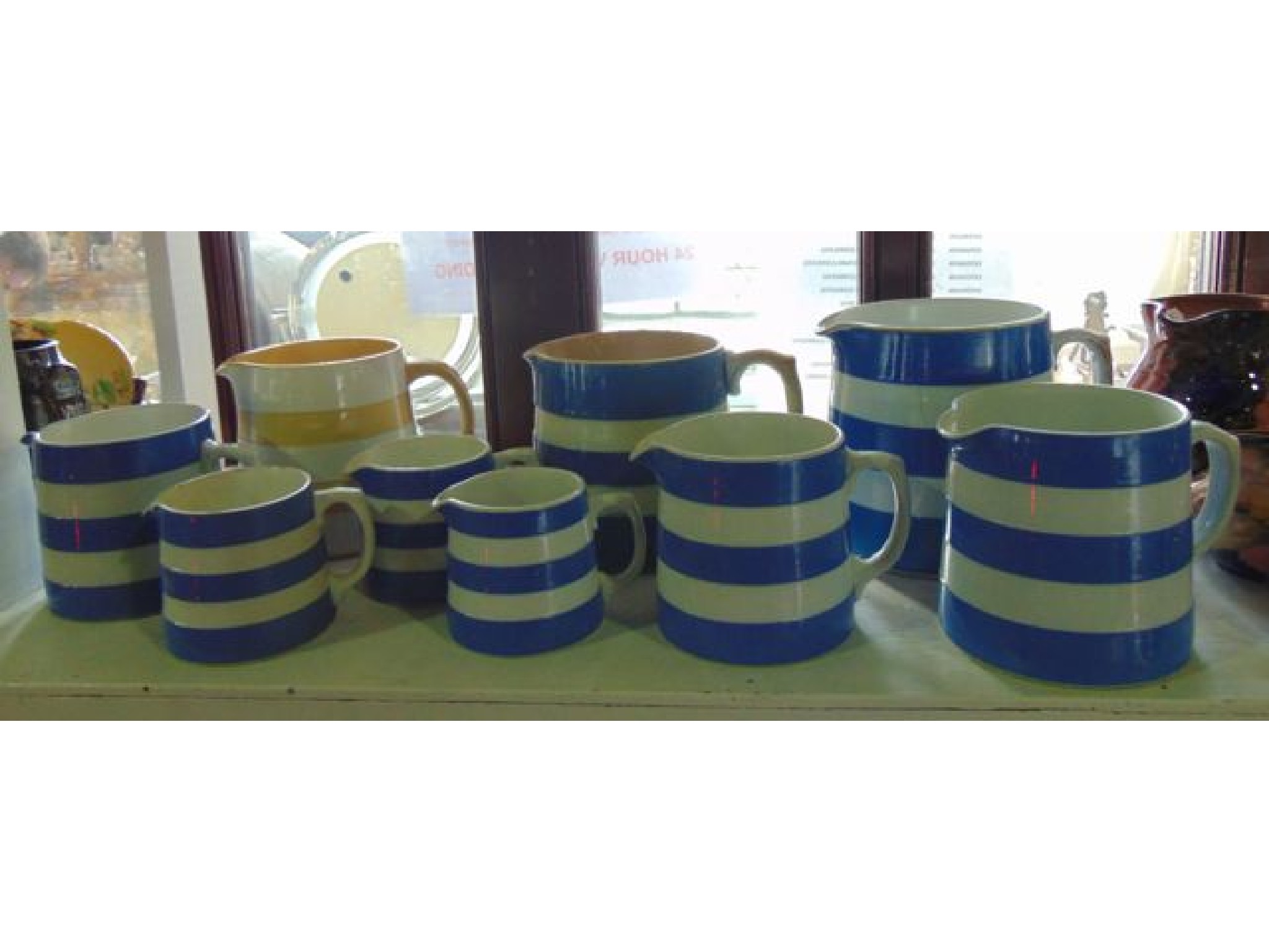 Appraisal: A collection of T G Green blue and white banded