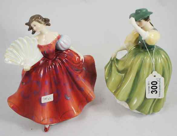 Appraisal: Royal Doulton Figures First Waltz HN and Buttercup HN