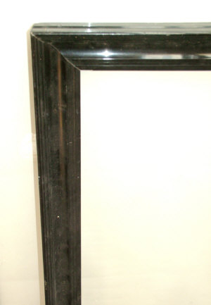 Appraisal: A th Century Ebonised Frame with plain sight edge various