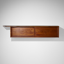 Appraisal: George Nakashima HANGING WALL CABINET Nakashima StudioUSA American black walnut