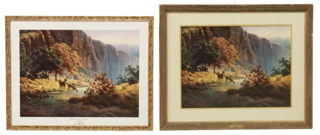 Appraisal: lot of Framed limited-edition prints on paper The Harmony Of