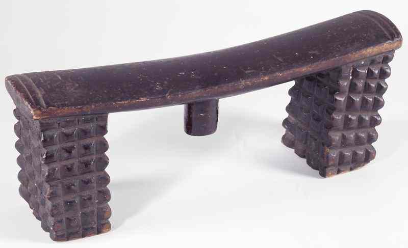 Appraisal: Chinese Carved Arm Rest th century carved hardwood x in