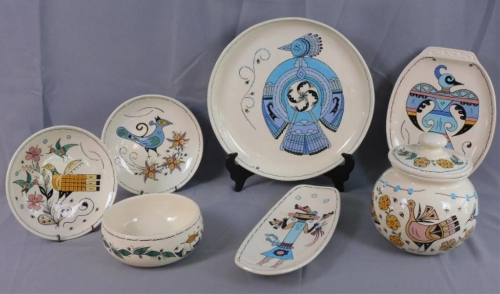 Appraisal: GENEVIEVE GOLSH CERAMICS S NATIVE AMERICAN Made on Rincon Reservation