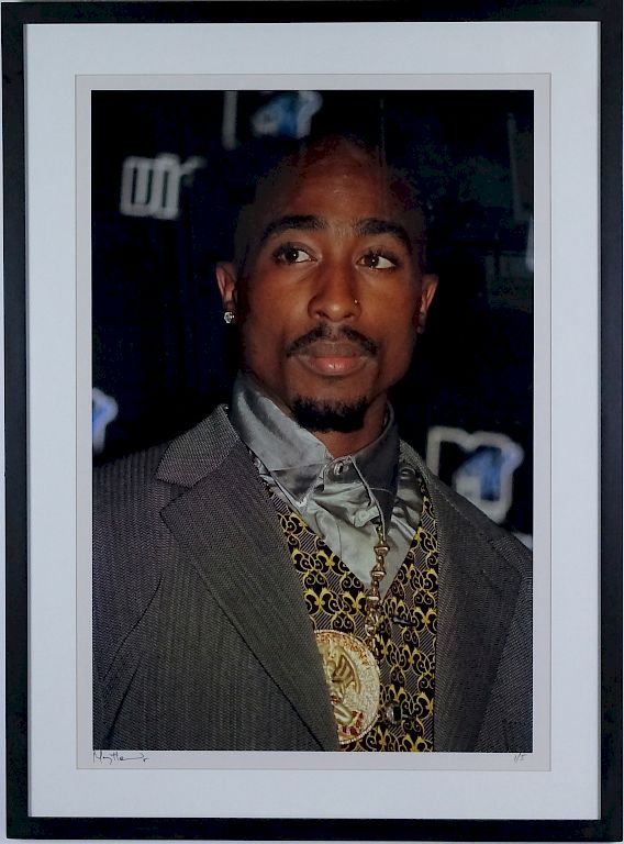 Appraisal: Manny Hernandez th C Tupac Shakur L E Photograph Guaranteed