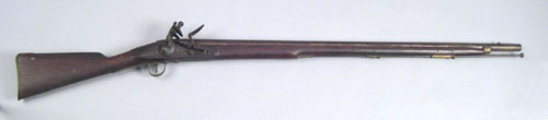 Appraisal: European flintlock musket caliber with smooth bore round barrel barrel