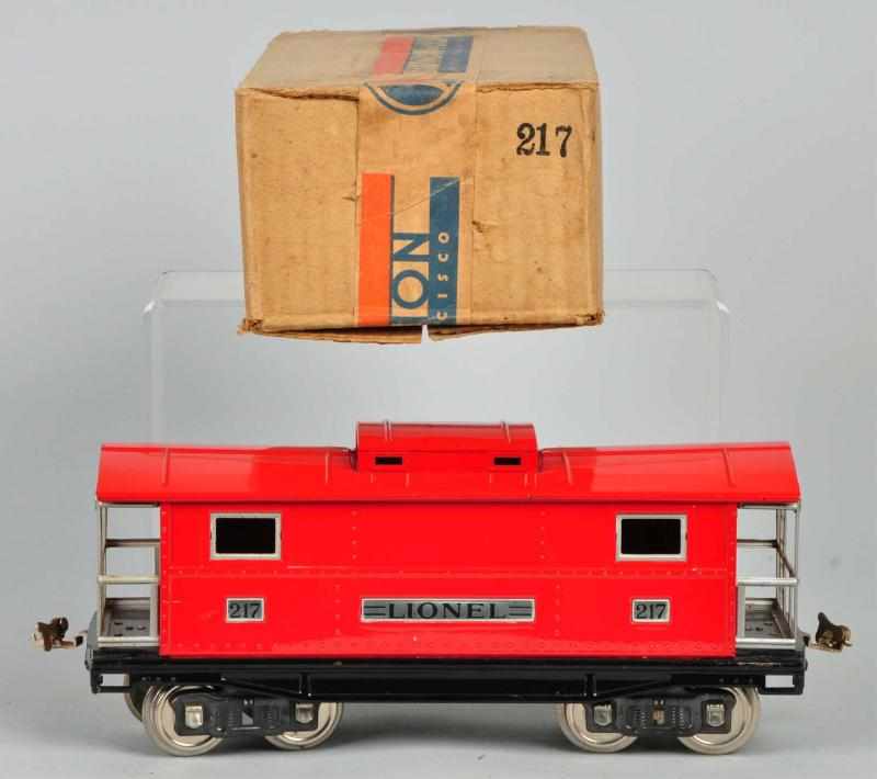 Appraisal: Lionel No Nickel Trim Caboose Description American Standard gauge Very