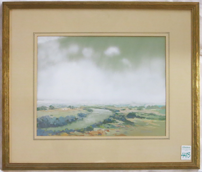 Appraisal: OSCAR A STROBEL GOUACHE ON PAPER Arizona California Ohio -