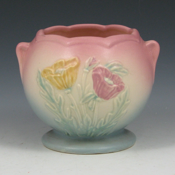 Appraisal: Hull Poppy - Jardiniere - Mint Poppy jardiniere in pink