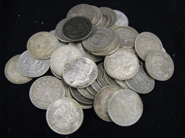 Appraisal: U S Morgan Silver Dollars to mixed most VF XF